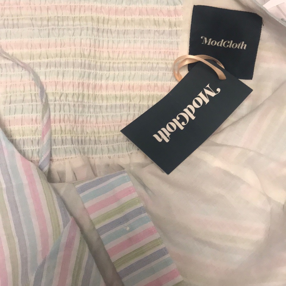 ModCloth pastel stripe dress - Picture 6 of 8